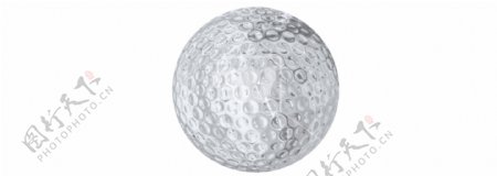 一只高尔夫球免抠psd透明素材