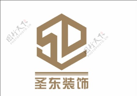 圣东装饰logo