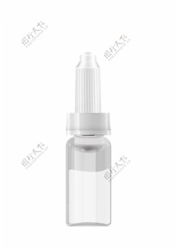 化妆品白色空白滴管精油瓶