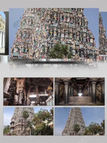 4K超清实拍印度南部旅游宣传视频素材