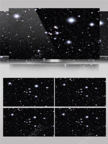 白光宇宙星光视频素材