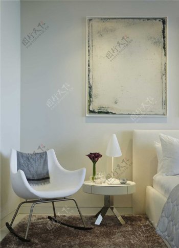现代家居卧室装修异形椅子设计效果图