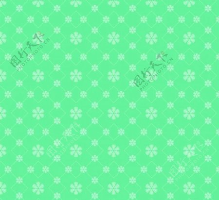 冬季绿色雪花背景图2