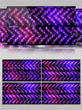 紫光动感三角动态视频素材