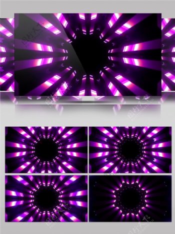紫色轮回光动态视频素材