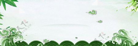 粽子端午节banner背景图