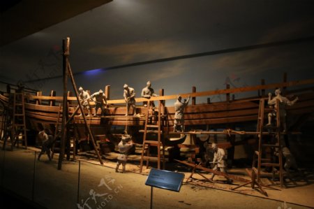 蓬莱阁古船博物馆