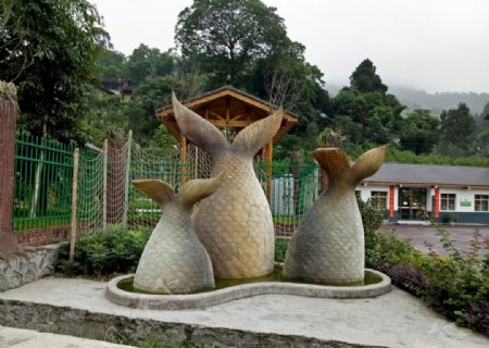 渔村雕塑艺术