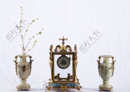 欧美创意花瓶时钟装饰