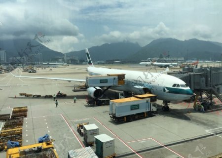 香港机场飞机