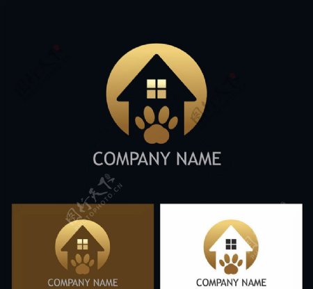 黑金创意logo设计3