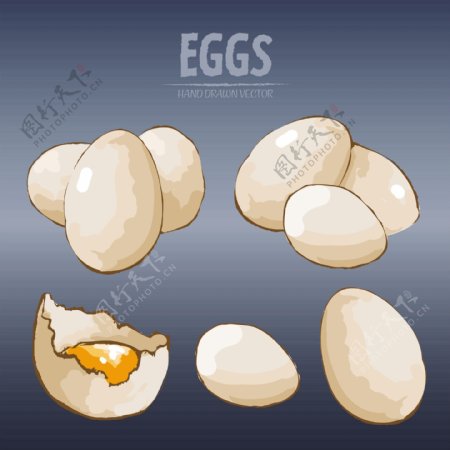 手绘鸡蛋