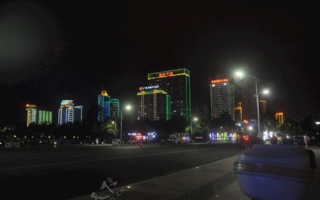 贵港夜景新世纪广场