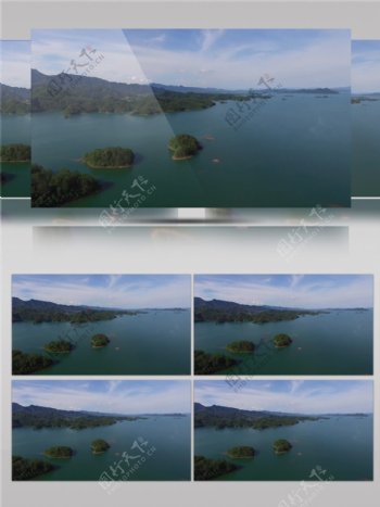 美丽的千岛湖自然风景视频音效