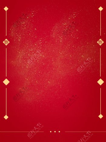 红色传统喜庆新年背景设计
