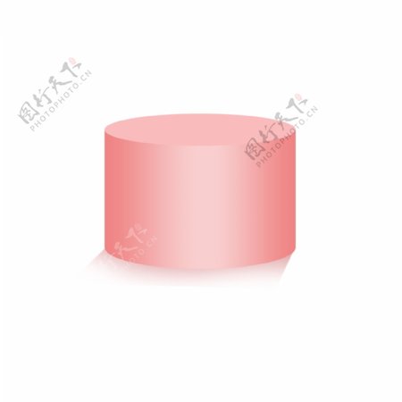 粉色的柱子装饰素材