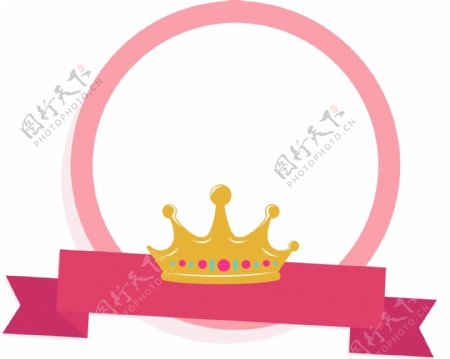 皇冠装饰元素背景