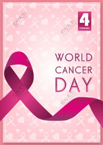 世界癌症日的宣传海报