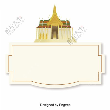 装饰在泰国边境的金佛寺
