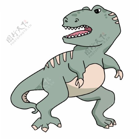 恐龙霸王龙的插画