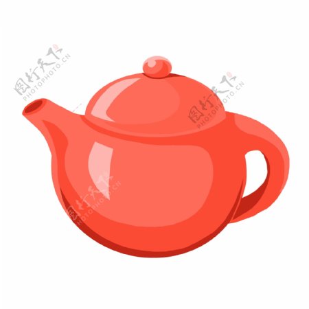 清明节手绘古风茶具元素茶壶茶杯