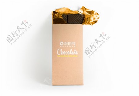 巧克力盒子包装样机