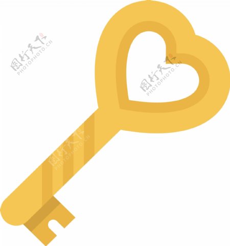 浪漫钥匙图标