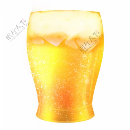 黄色啤酒冷饮