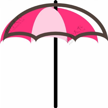 情人节阳伞元素图标