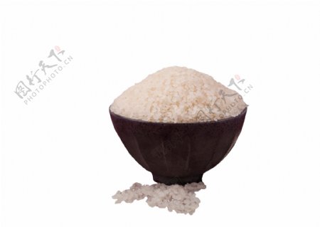 一碗白营养丰富的米饭