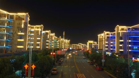 麻阳城东夜景