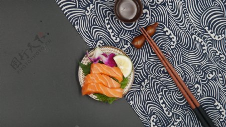 日式寿司系列之三文鱼