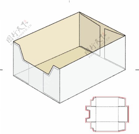 包装盒效果图
