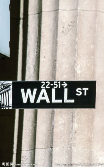华尔街标志