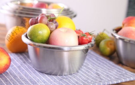 水果厨房场景水果刀水果集