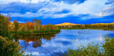 新疆白沙湖风景