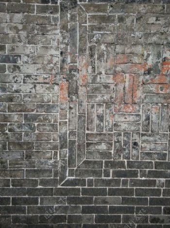 砖墙墙壁古镇墙面斑驳纹理