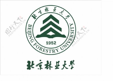 北京林业大学logo