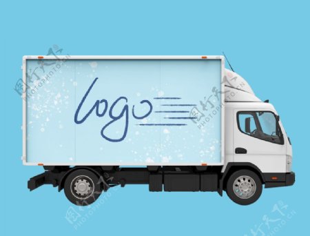 卡车车辆货车交通应用效果图设计