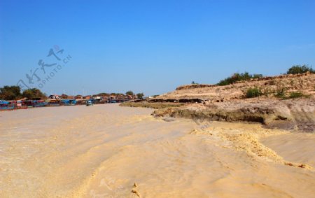 水河高棉加拿大自然湖