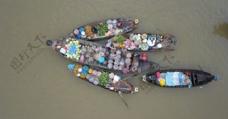 越南水上市场