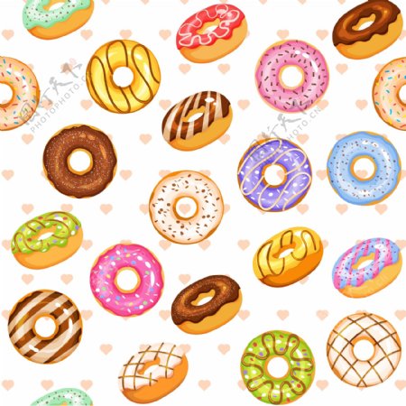 甜甜圈插画