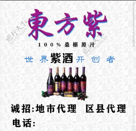 东方紫紫酒桑椹酒酒
