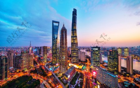 新时代地标建筑上海中国