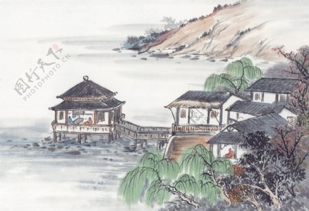中国国画篇山河