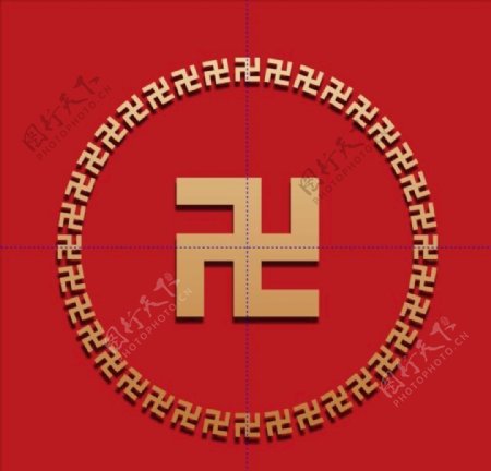 中国风边框装饰红色元素