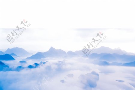 云海自然云层背景海报素材