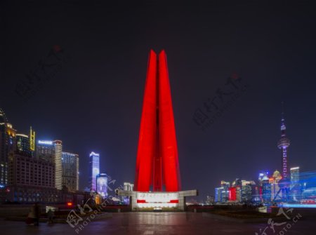 上海人民英雄纪念塔图片