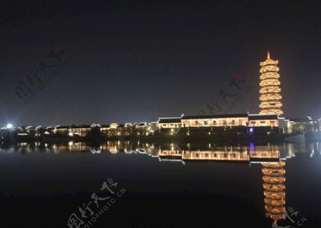 安徽风景区美丽夜景图片