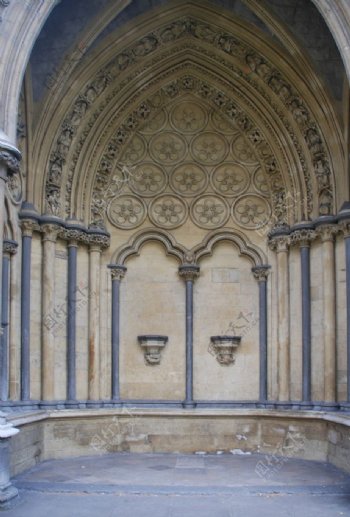 欧式古典教堂建筑物图片